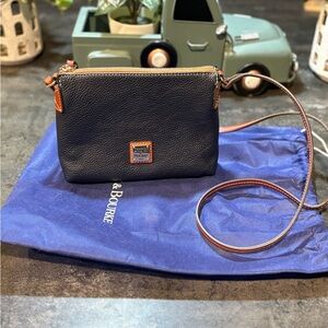 Dooney & Bourke Navy Pebble Leather Crossbody Bag